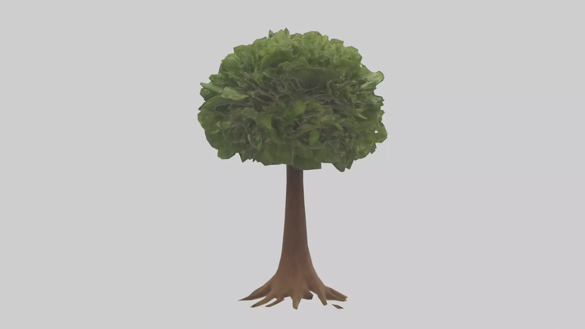 Hawaii Hala tree model Low-poly 3D model_0