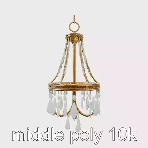 Antique Crystal Chandelier for Classic Interiors