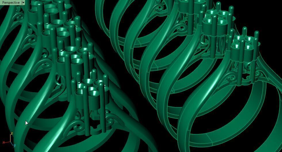 same shank with 6 different heads 3D print model_4