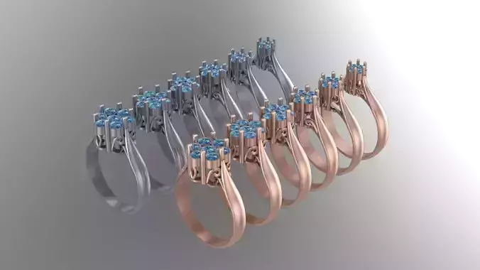 same shank with 6 different heads