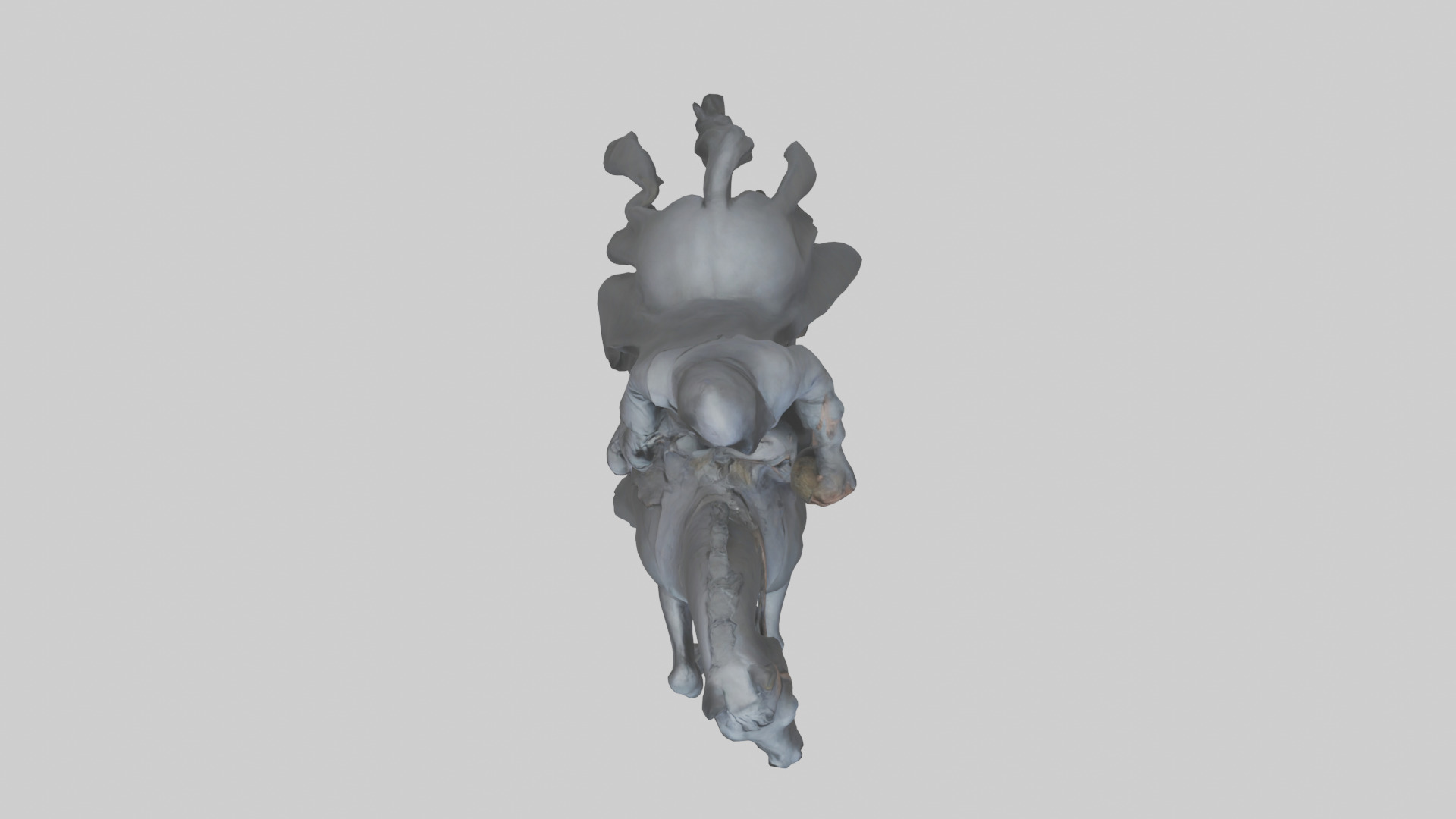 Headless horseman model Low-poly 3D model_14