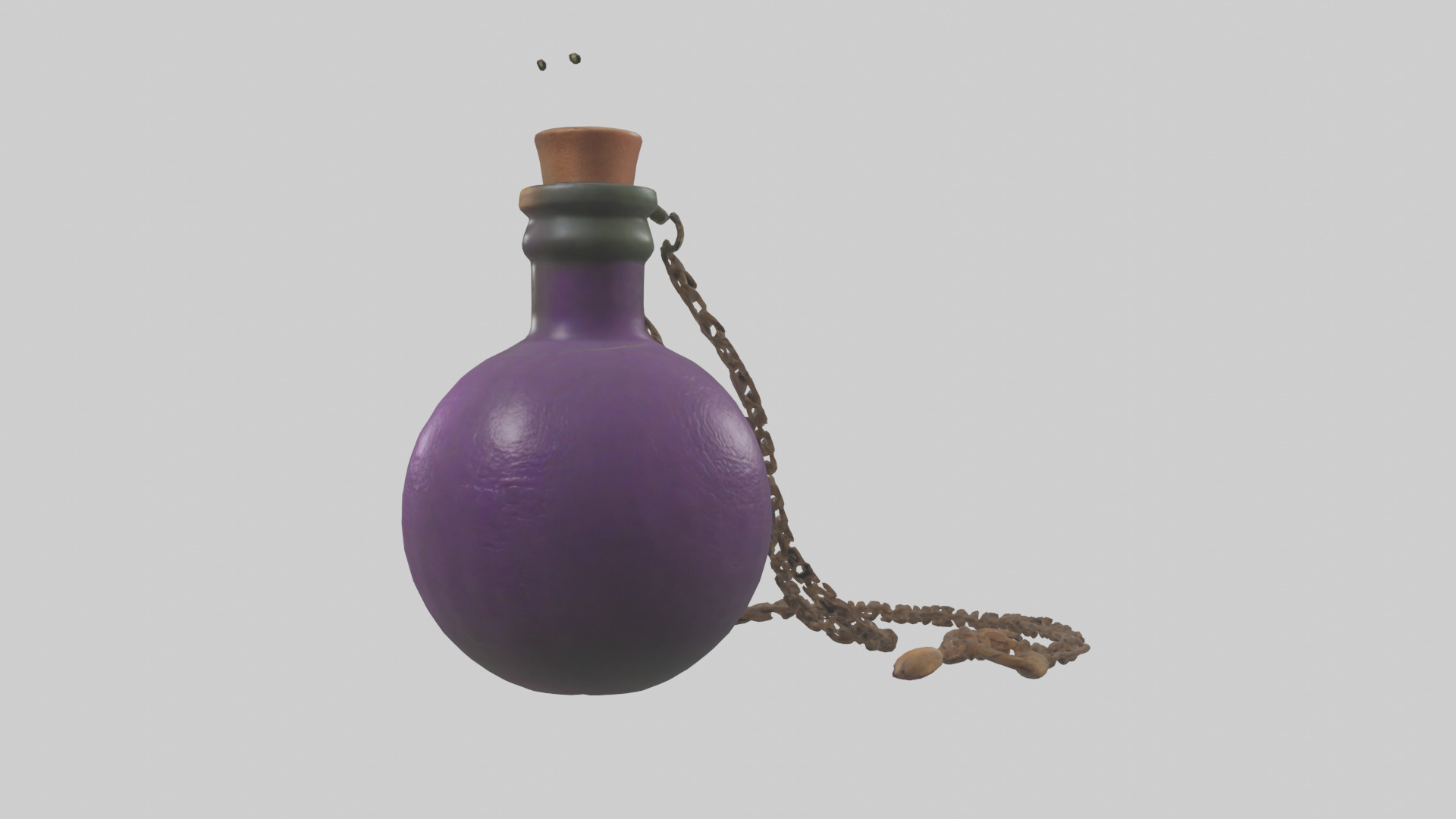 Health Potion model Low-poly 3D model_1