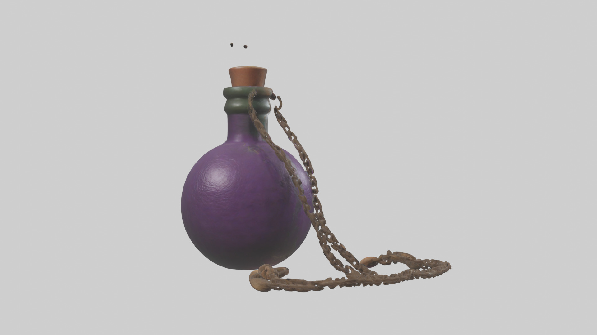 Health Potion model Low-poly 3D model_2
