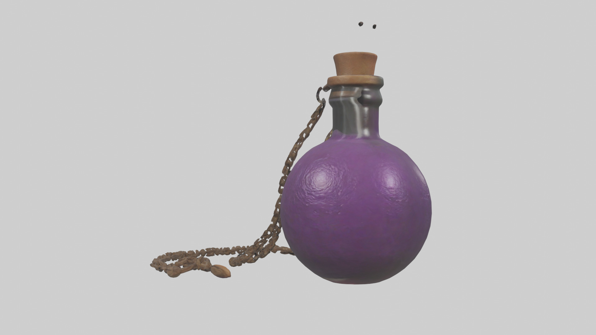 Health Potion model Low-poly 3D model_8