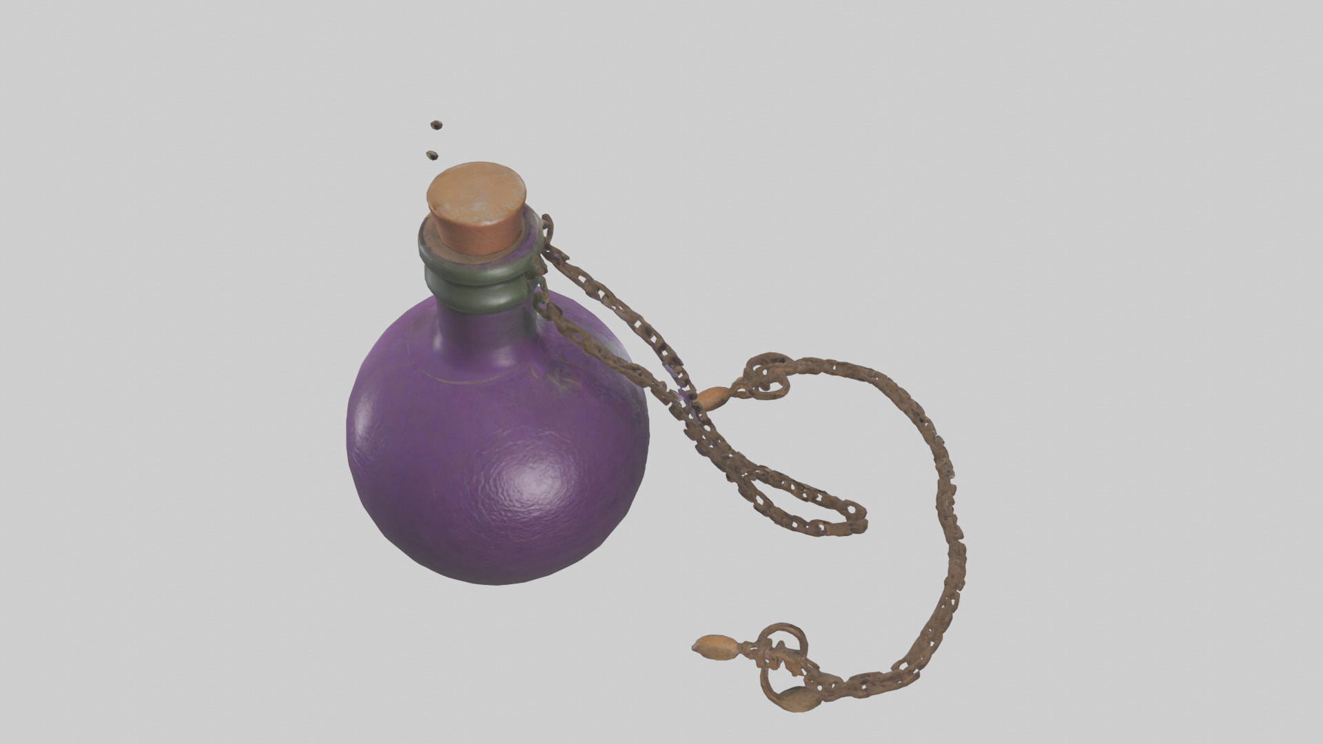 Health Potion model Low-poly 3D model_15