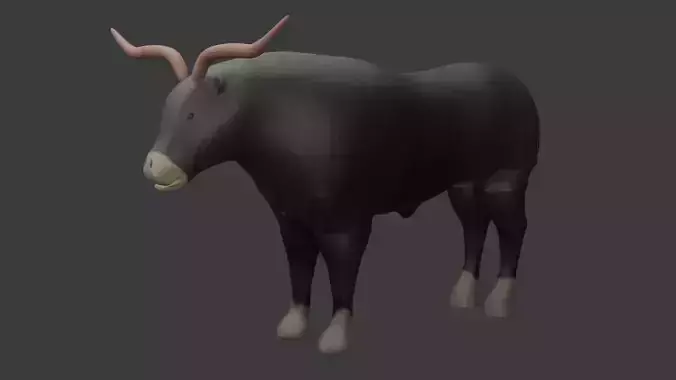 Bull 3D Model