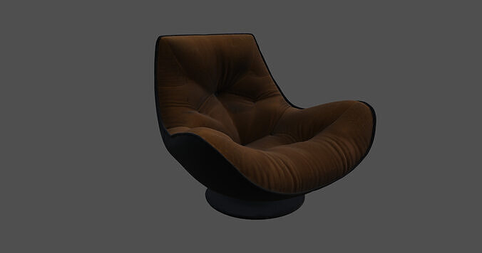 Modern Designer Lounge Chair   3D model 2