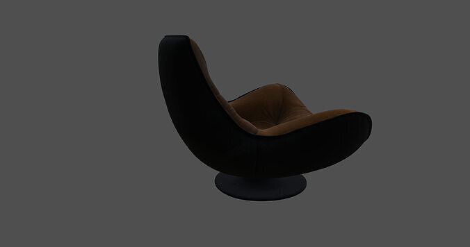 Modern Designer Lounge Chair   3D model 6