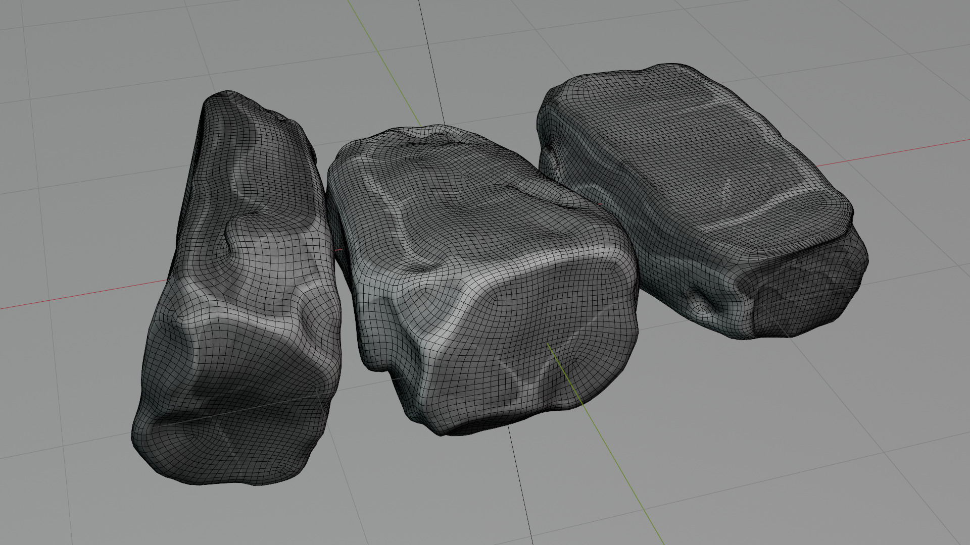 Raw pork leg Low-poly 3D model_49