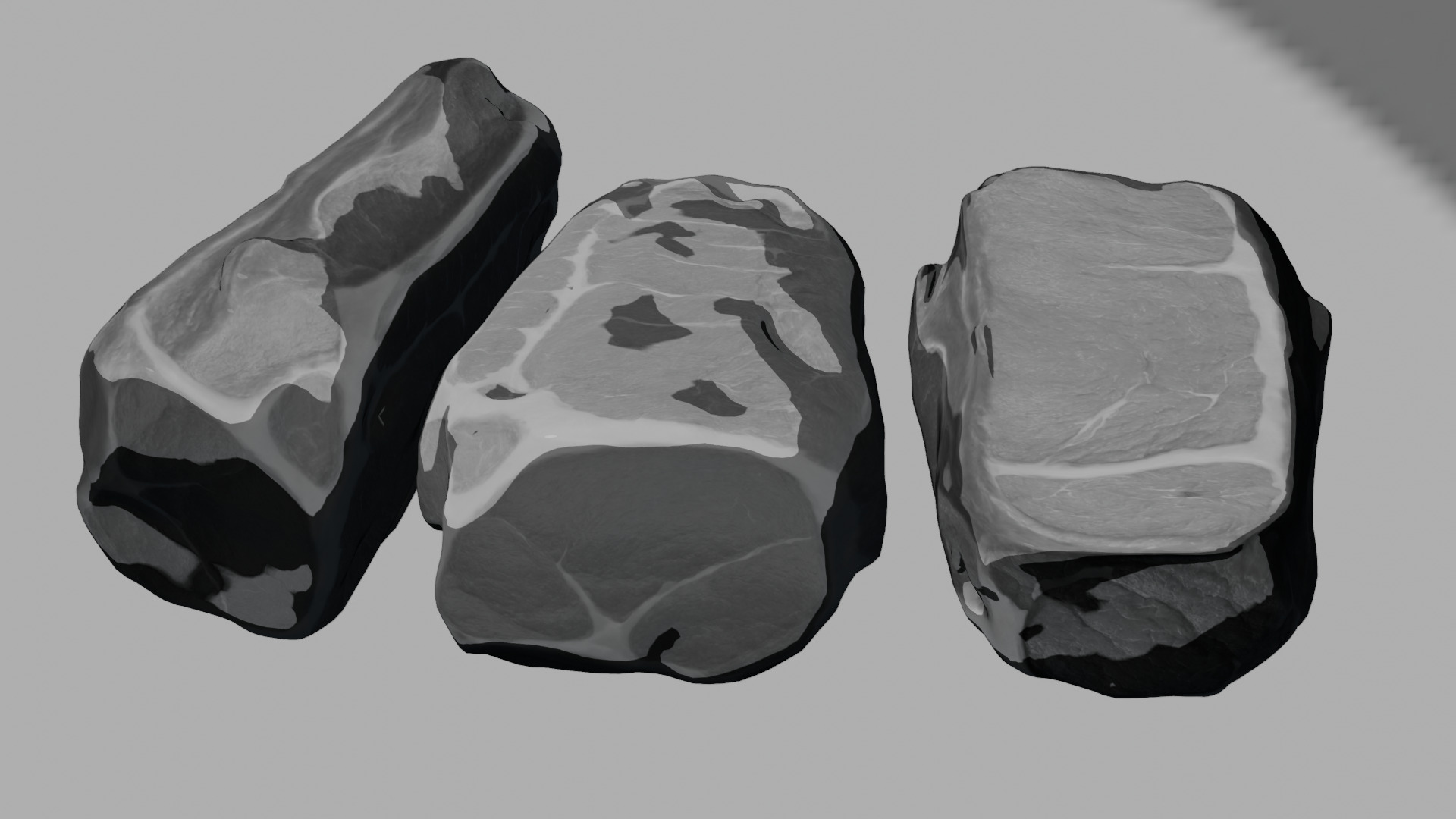 Raw pork leg Low-poly 3D model_46