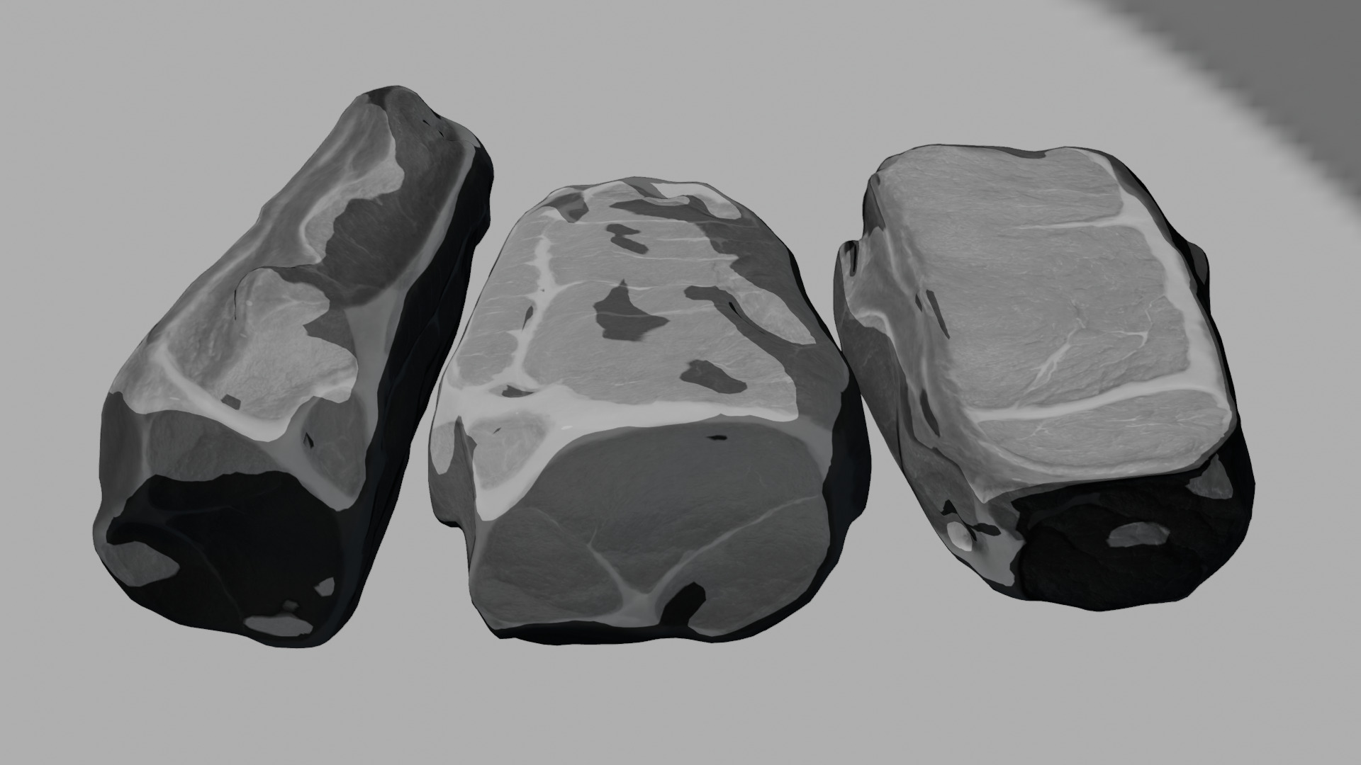 Raw pork leg Low-poly 3D model_54