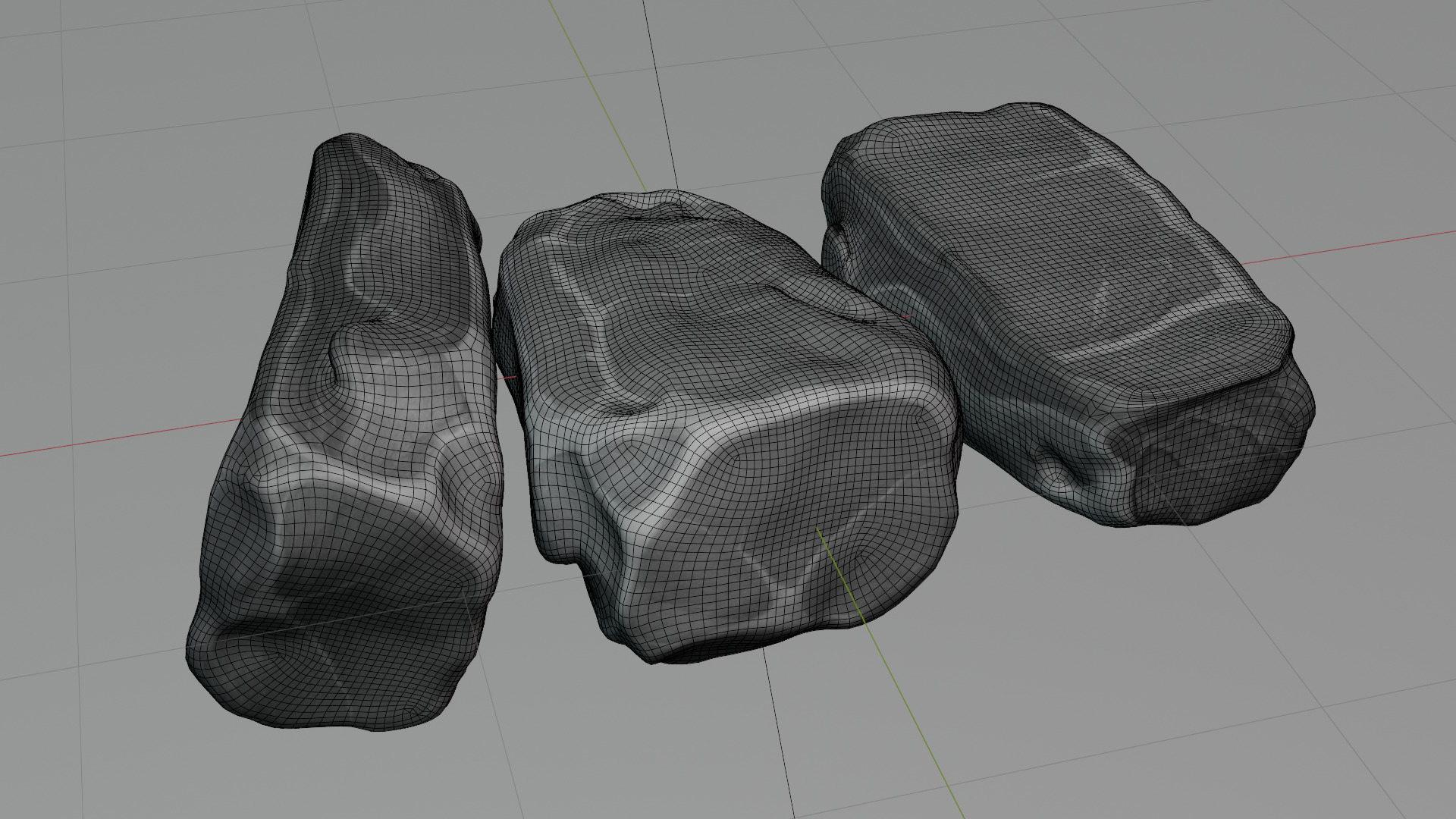 Raw pork leg Low-poly 3D model_40