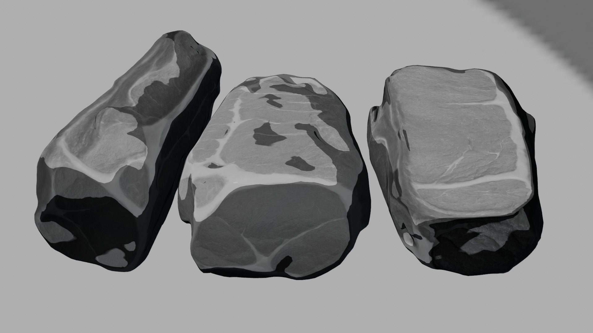 Raw pork leg Low-poly 3D model_45