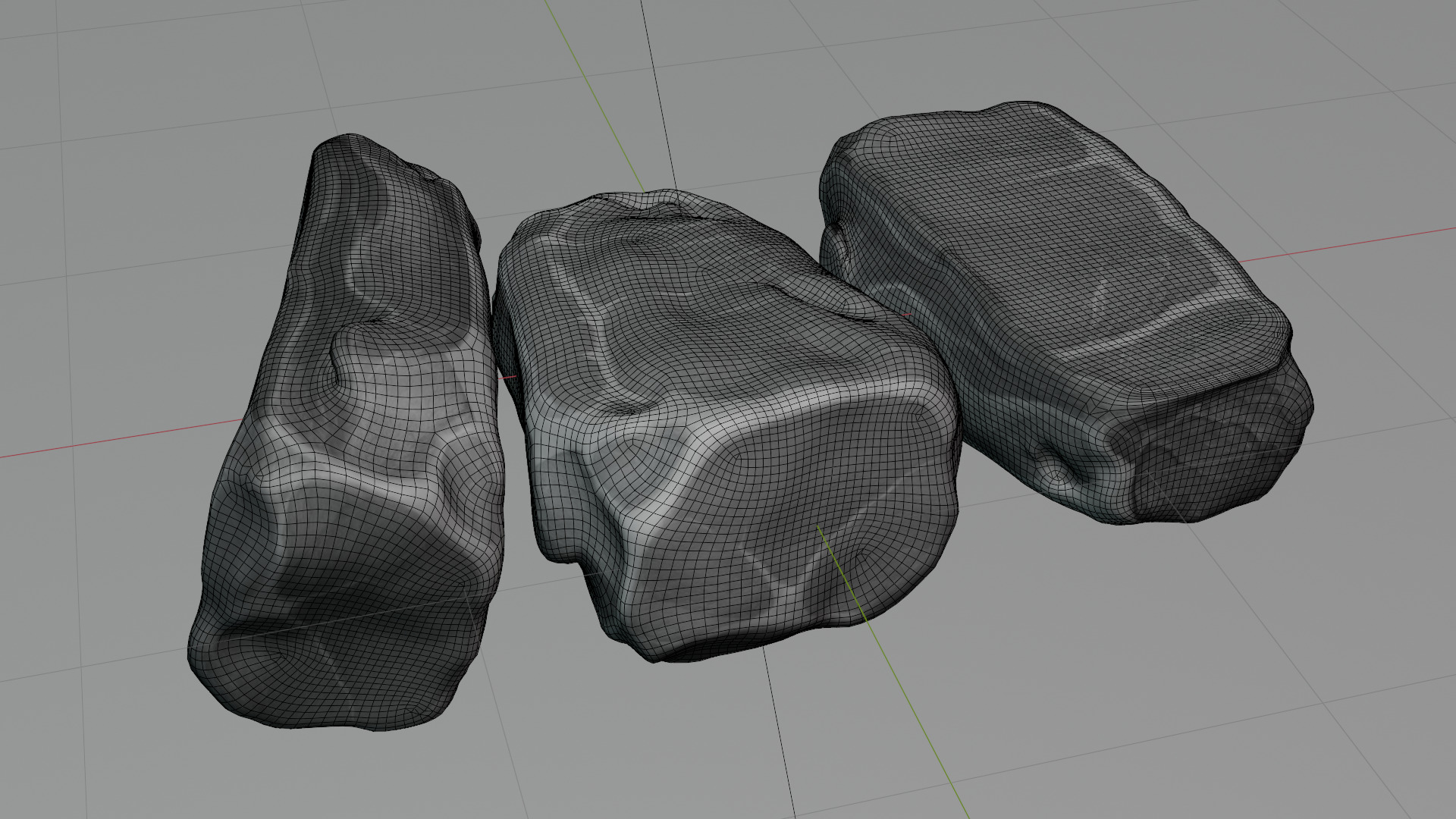 Raw pork leg Low-poly 3D model_42