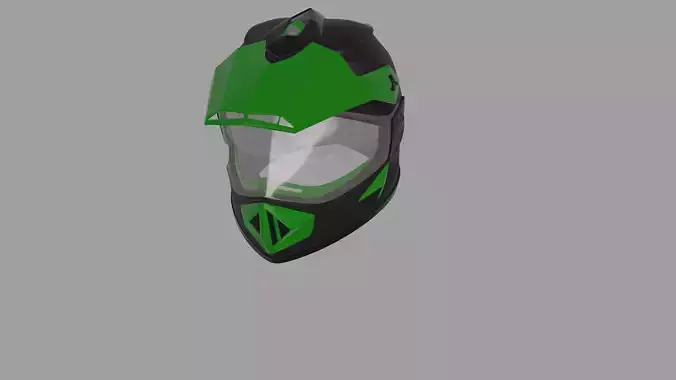 Helmet 3d model -sport-ready for game 3D model