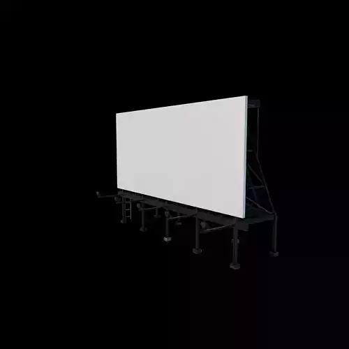 Advertising Billboard  3D model