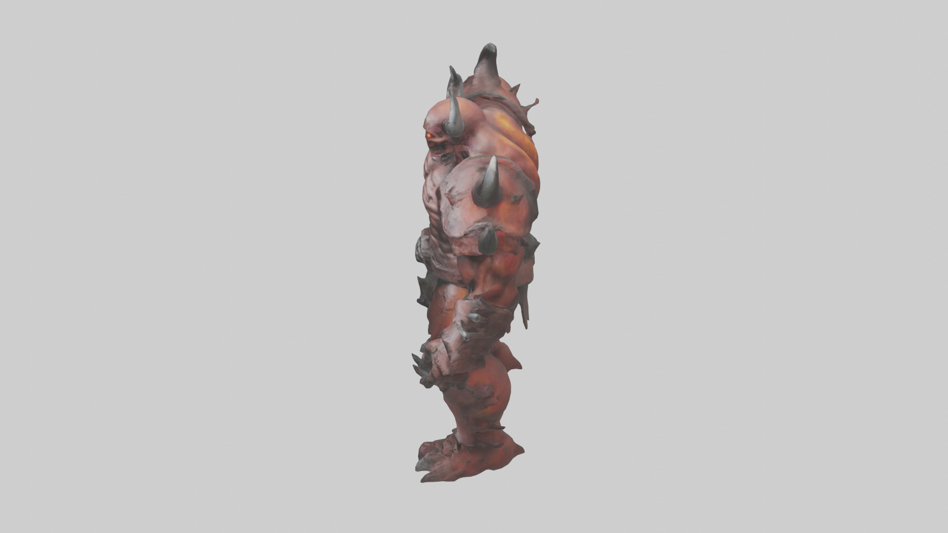 Hellish Titan model Low-poly 3D model_17