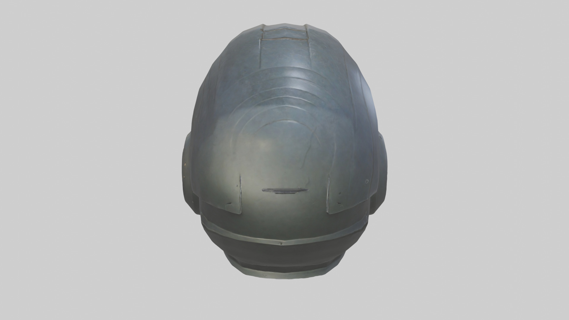 Helmet model Low-poly 3D model_15