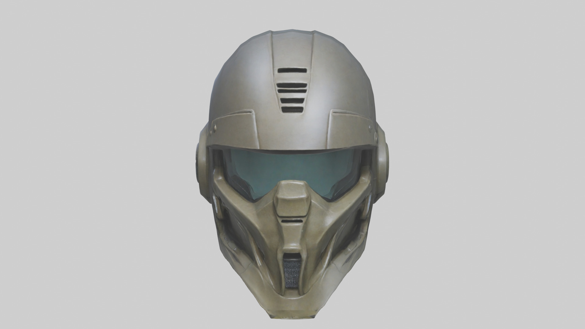 Helmet model Low-poly 3D model_9
