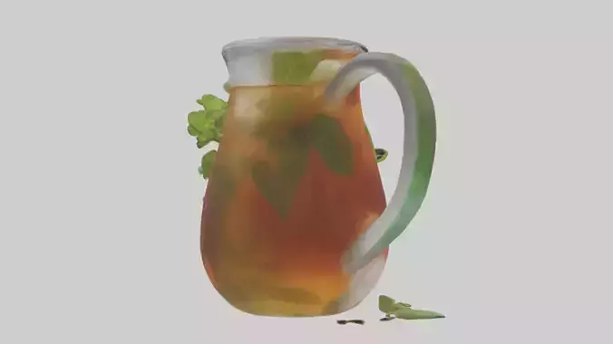 Herbal iced tea model