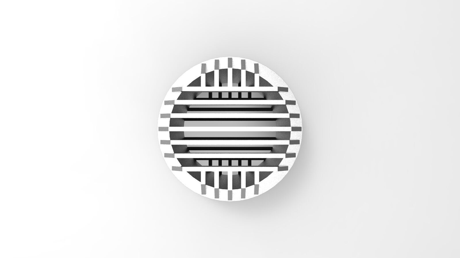 scifi or spaceship manhole 3D print model_5