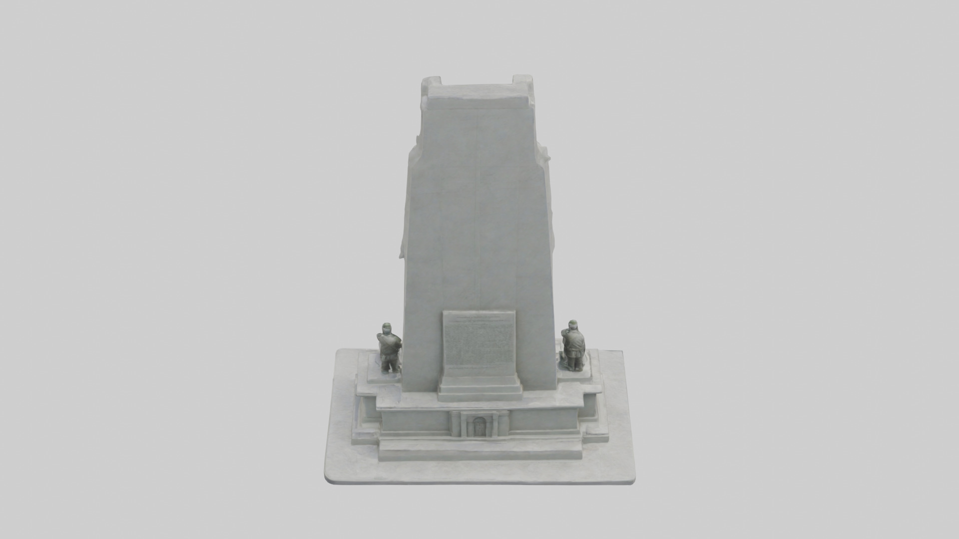 Heroes of Independence monument model Low-poly 3D model_15