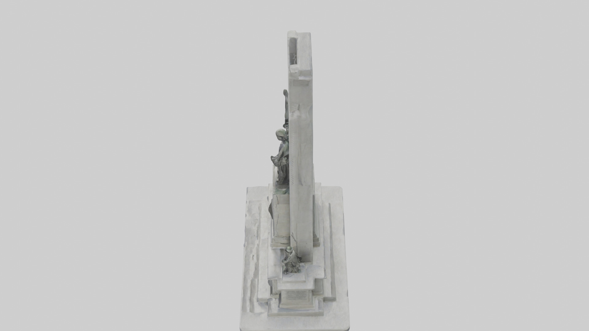 Heroes of Independence monument model Low-poly 3D model_17