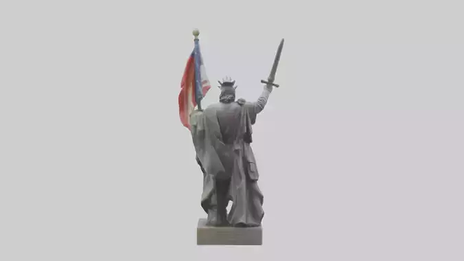 Heroes of Revolution statue model
