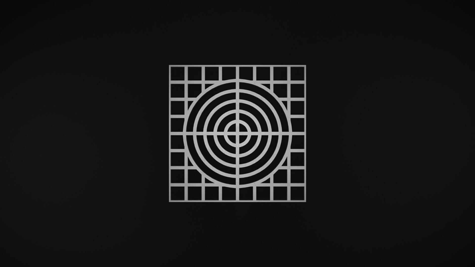 Steel Grating Flooring Low-poly 3D model_3