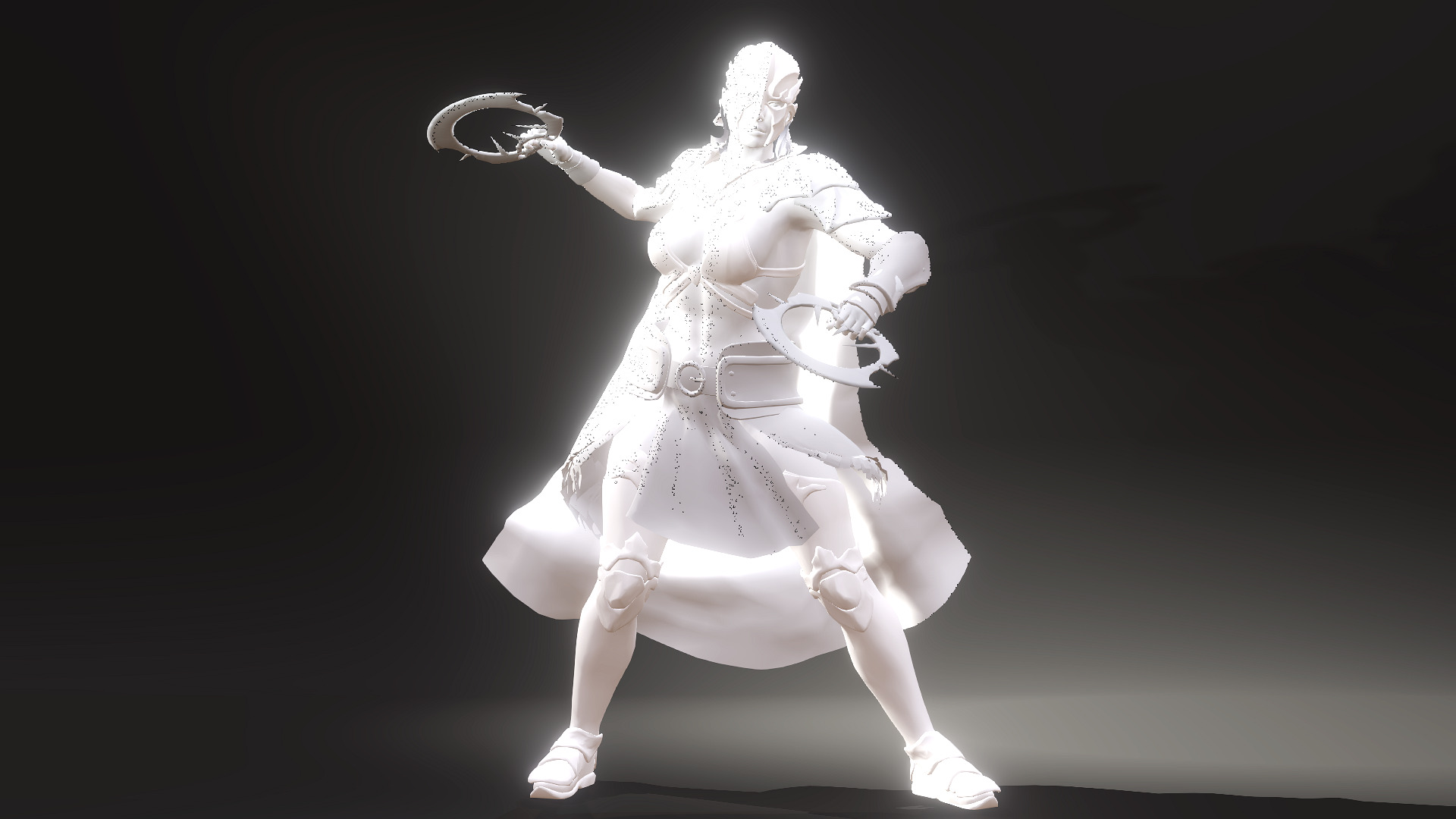 Dragon Rider Low-poly 3D model_20