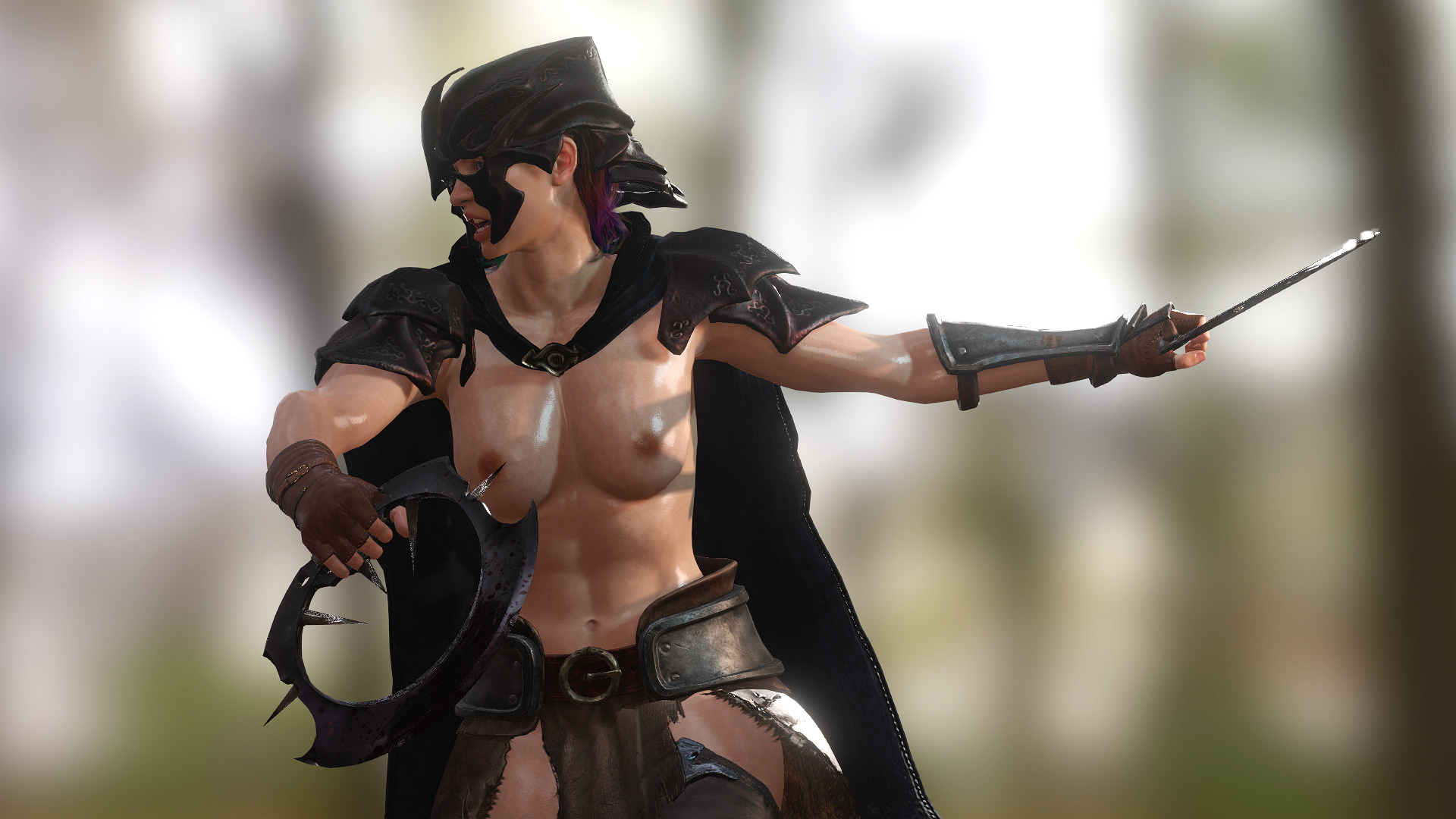 Dragon Rider Low-poly 3D model_9