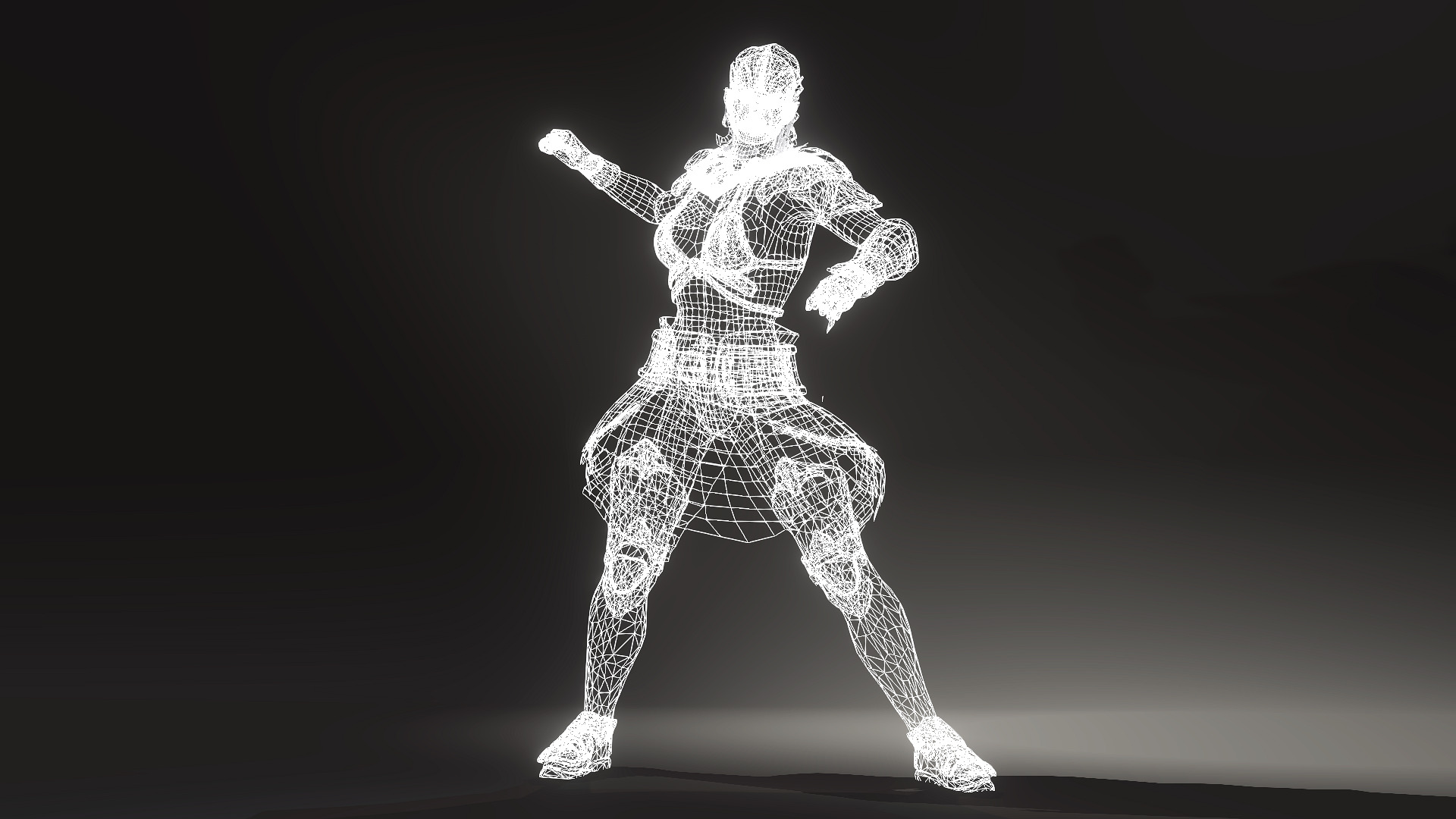 Dragon Rider Low-poly 3D model_21