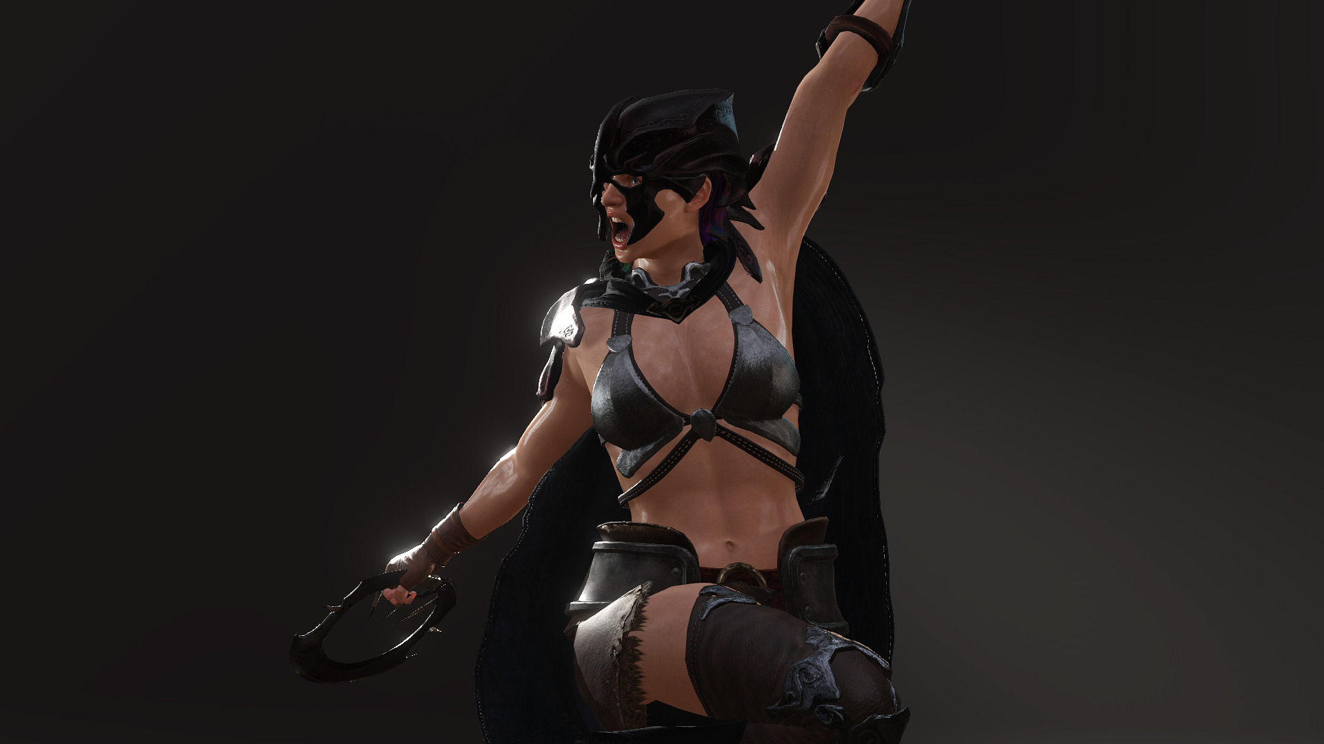 Dragon Rider Low-poly 3D model_13