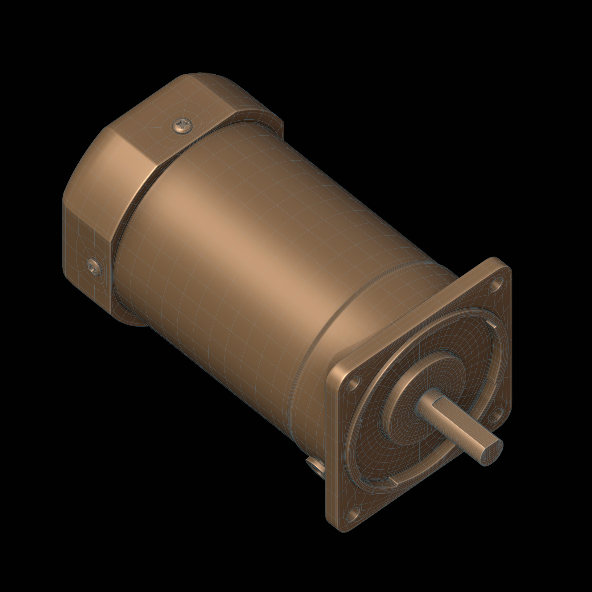 Subdivision Ready Industrial Mechanical Parts Kit-bash Pack 3D model_8