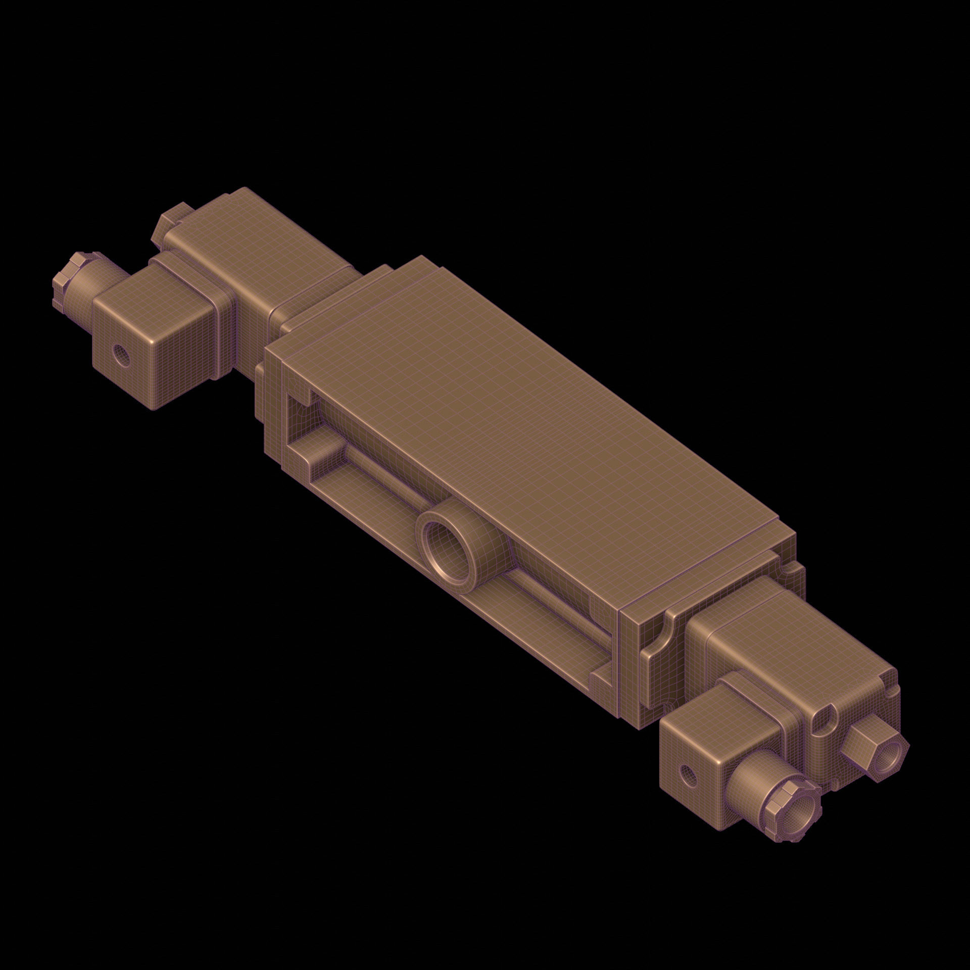 Subdivision Ready Industrial Mechanical Parts Kit-bash Pack 3D model_6