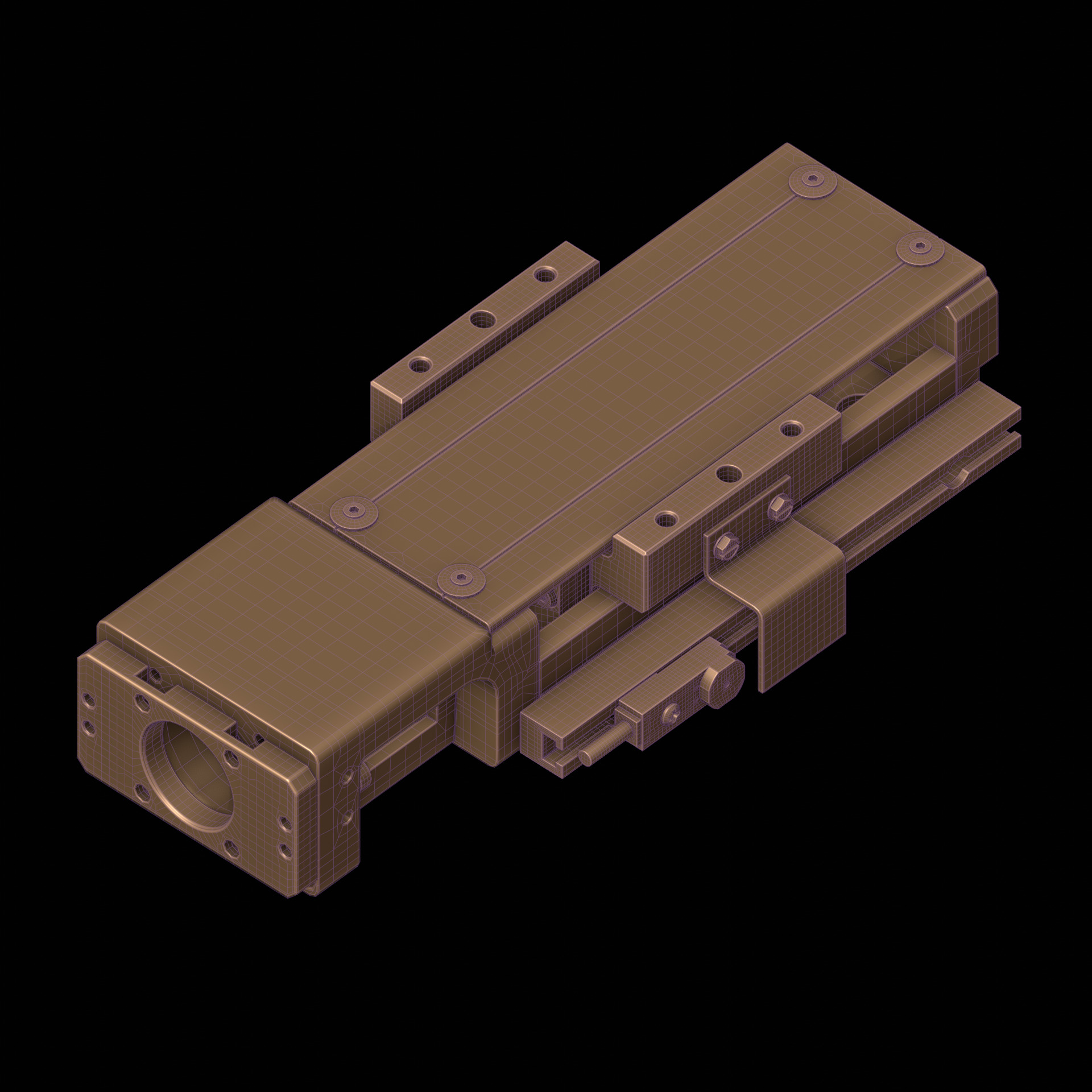 Subdivision Ready Industrial Mechanical Parts Kit-bash Pack 3D model_5