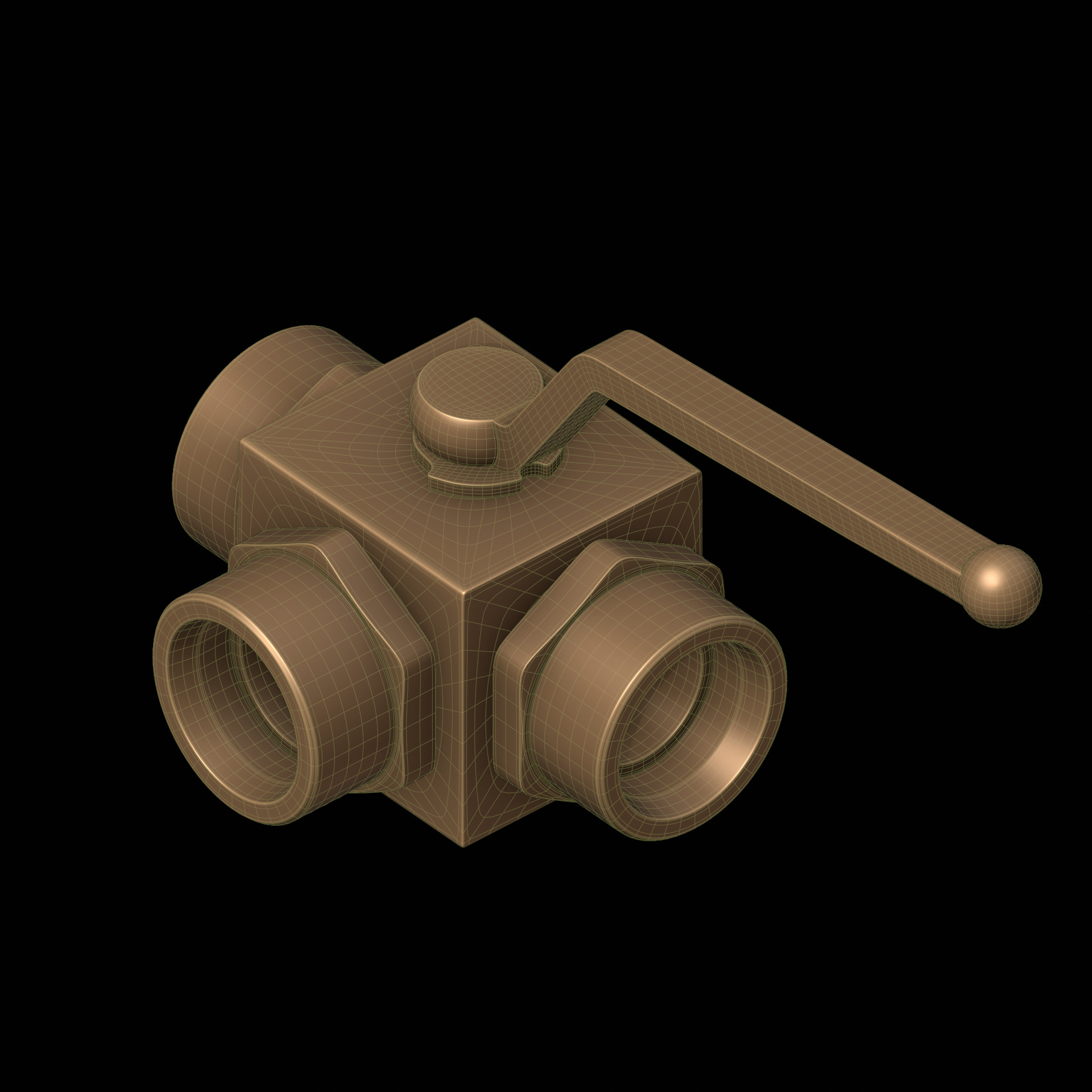 Subdivision Ready Industrial Mechanical Parts Kit-bash Pack 3D model_11