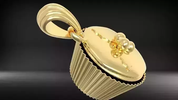 CUPCAKE PENDANT  3D print model