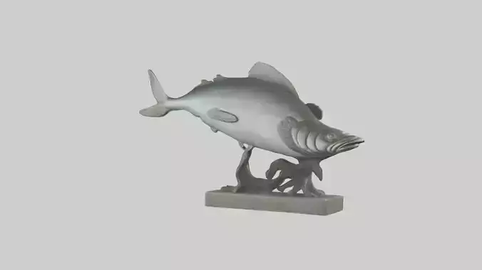 Herring statue model