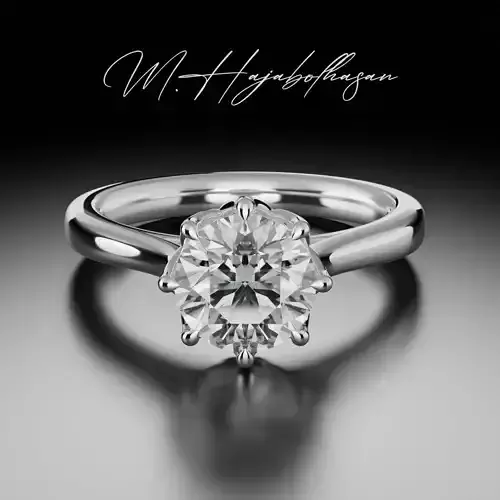 Brilliant ring 3D print model