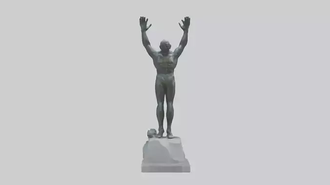High Diver at Peak statue model