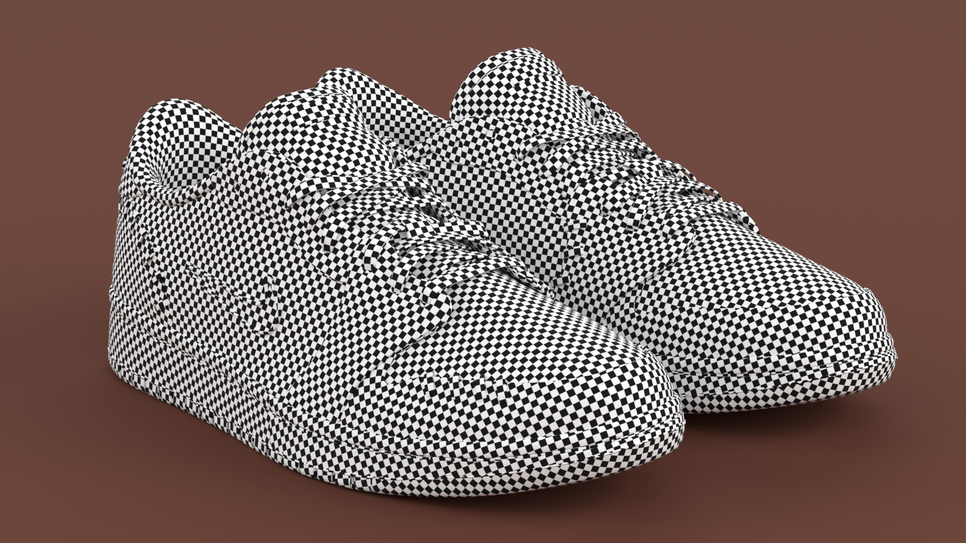 Air Jordan 1 Low Method of Make Cacao Wow Metallic Gold Low-poly 3D model_5