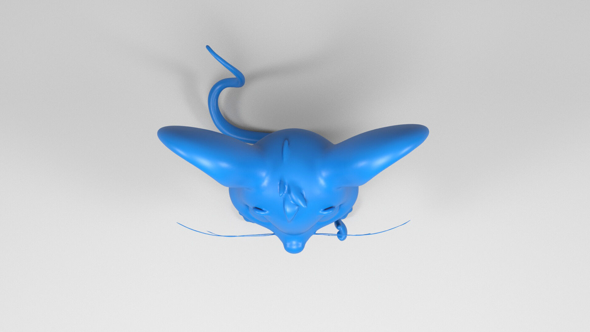 Cartoon mouse figure 3D print model_6