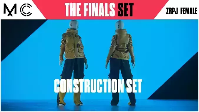 THE FINALS Construction set Female Clothes Outfit - Jacket Pants