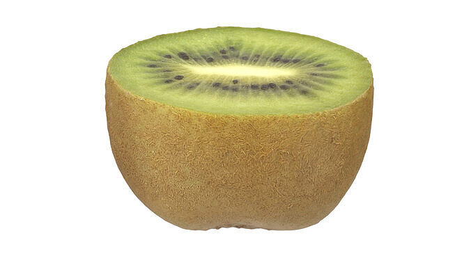 Half Of Kiwi 3D model 3