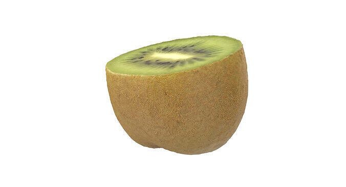 Half Of Kiwi 3D model 5