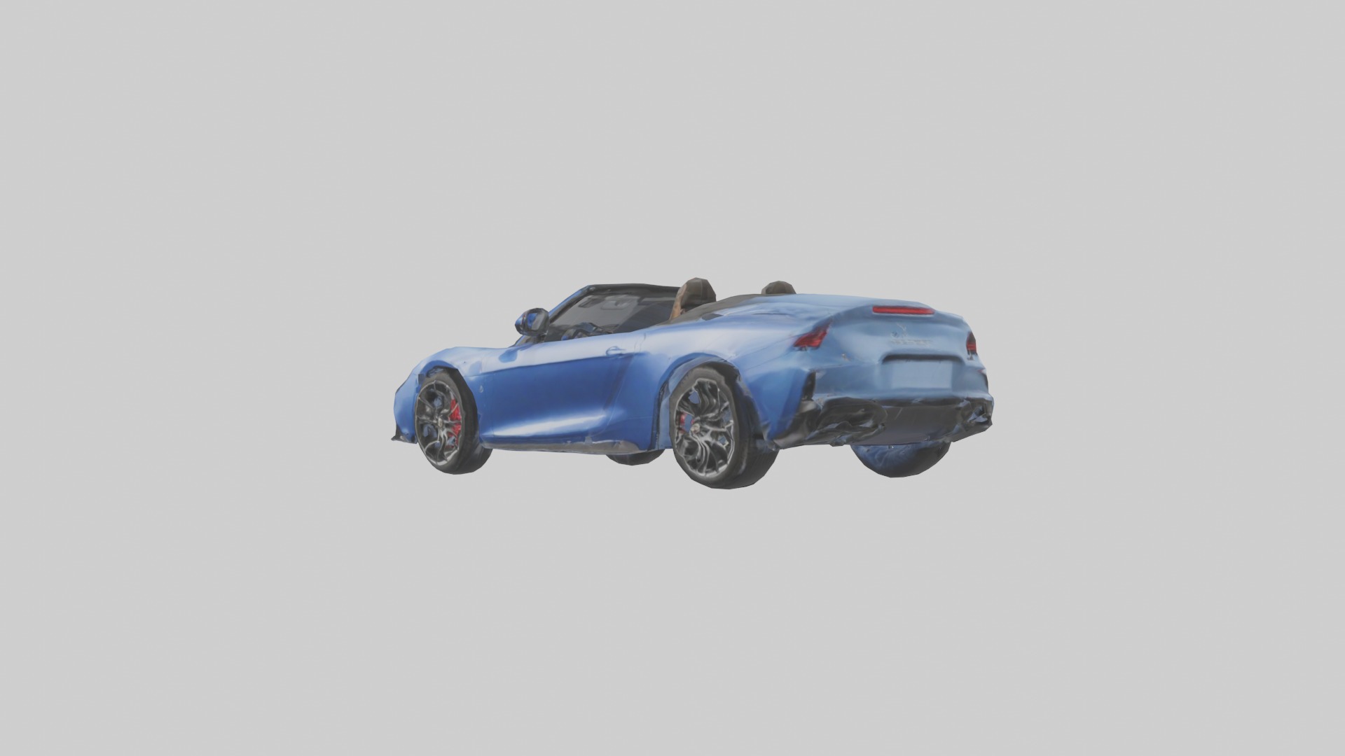 Highperformance Convertible model Low-poly 3D model_12