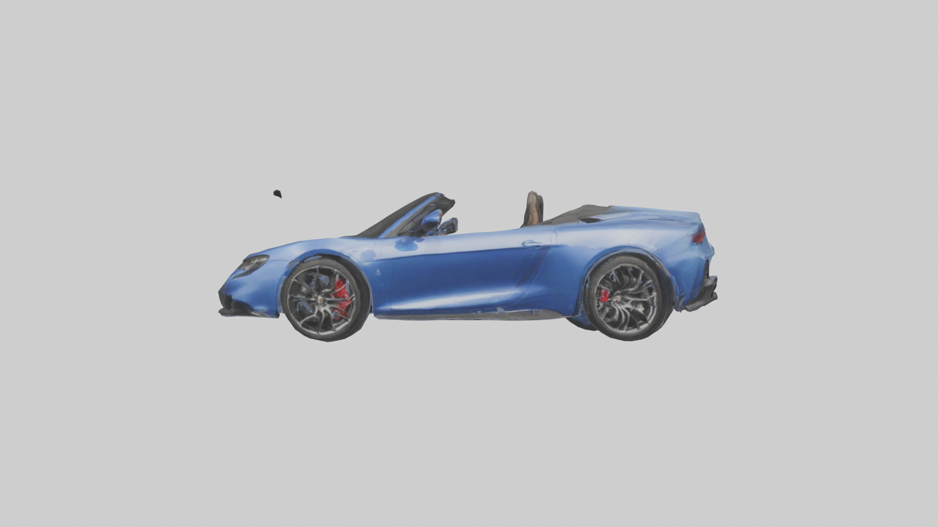 Highperformance Convertible model Low-poly 3D model_8