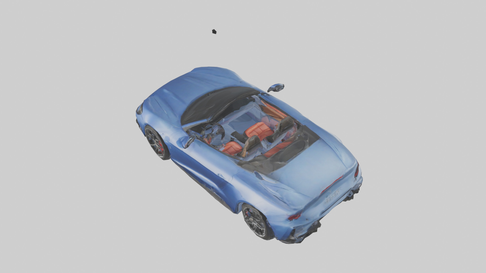 Highperformance Convertible model Low-poly 3D model_17