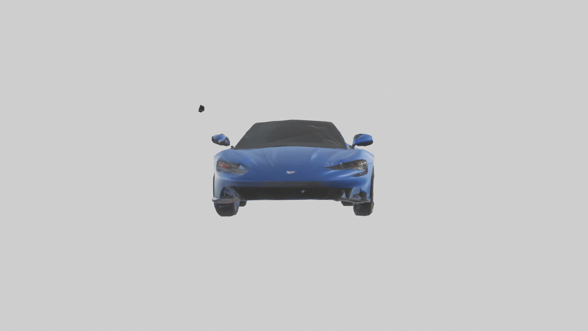 Highperformance Convertible model Low-poly 3D model_11